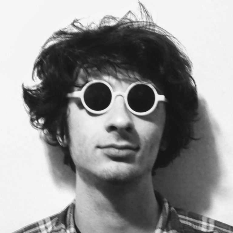 portrait of the performer Andrea Opretti